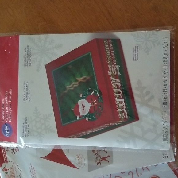 🎄WILTON XMAS COOKIE/TREAT BOXES 🎄 - Picture 4 of 10